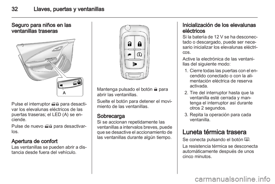 OPEL AMPERA 2012  Manual de Instrucciones (in Spanish) 