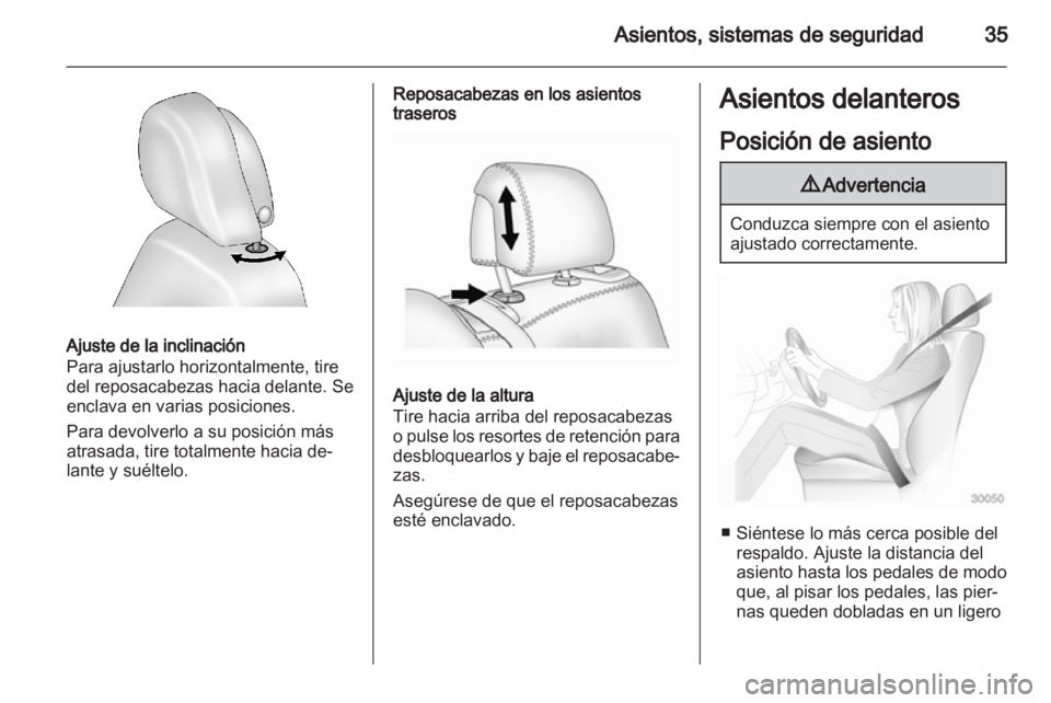 OPEL AMPERA 2012  Manual de Instrucciones (in Spanish) 