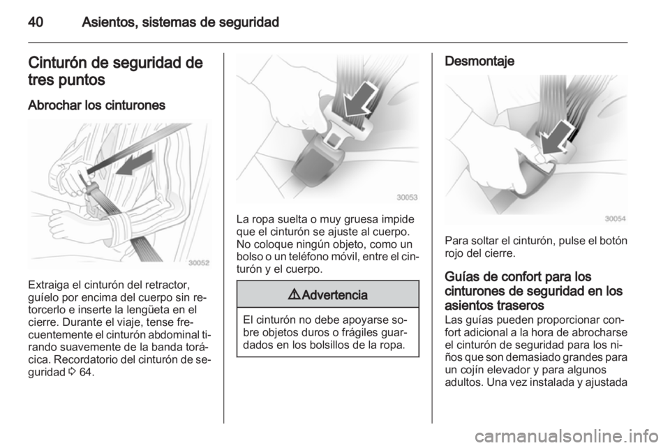 OPEL AMPERA 2012  Manual de Instrucciones (in Spanish) 
