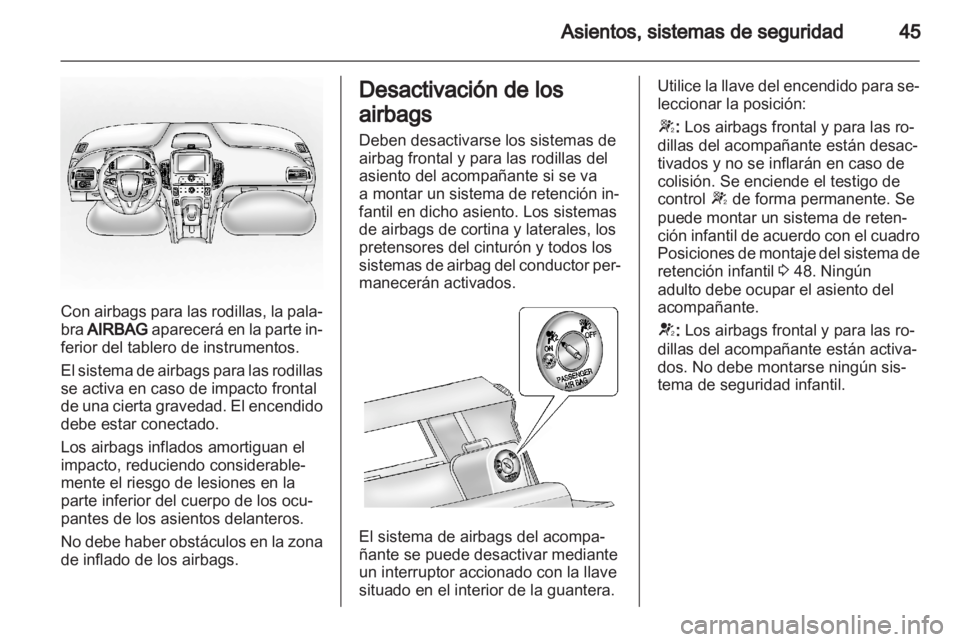 OPEL AMPERA 2012  Manual de Instrucciones (in Spanish) 