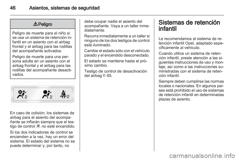 OPEL AMPERA 2012  Manual de Instrucciones (in Spanish) 