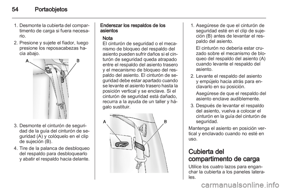 OPEL AMPERA 2012  Manual de Instrucciones (in Spanish) 