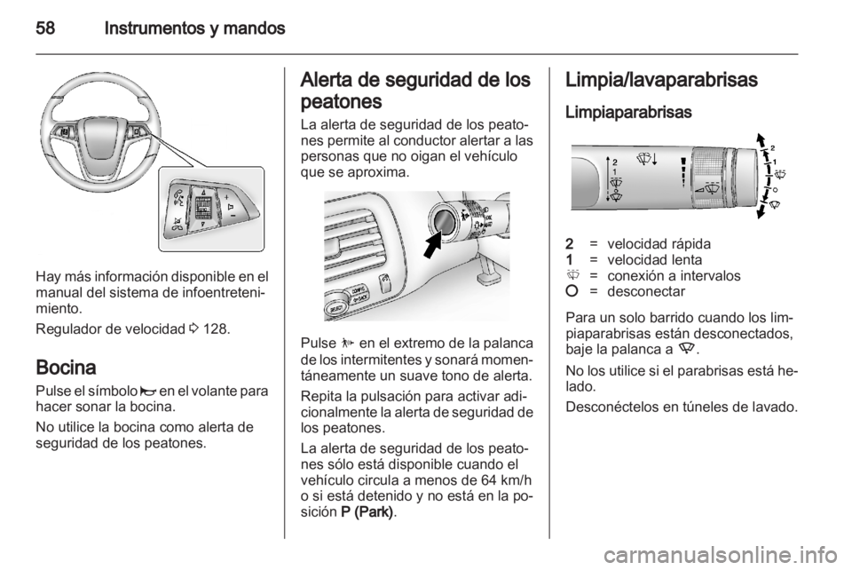OPEL AMPERA 2012  Manual de Instrucciones (in Spanish) 