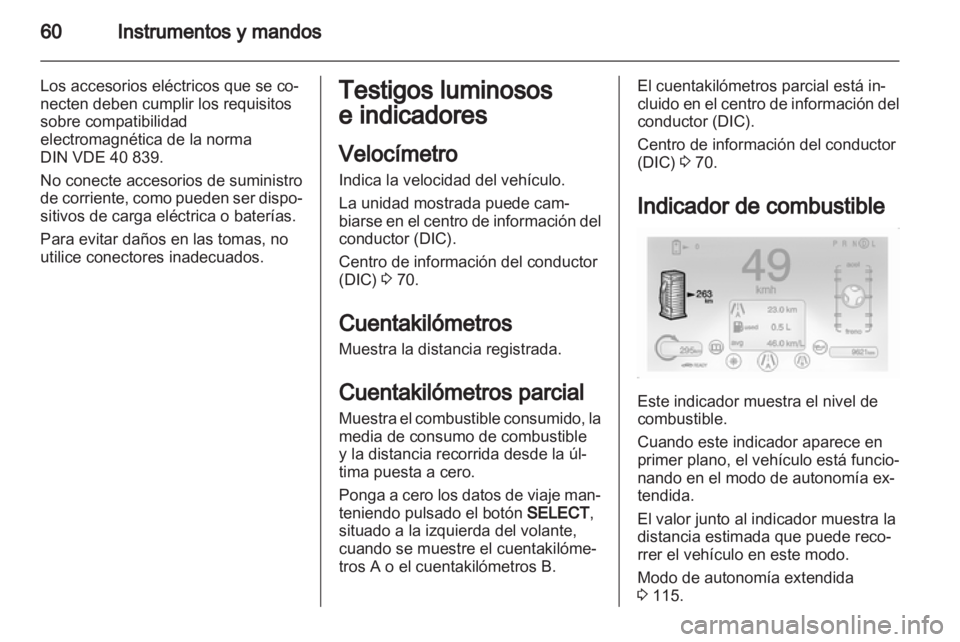 OPEL AMPERA 2012  Manual de Instrucciones (in Spanish) 