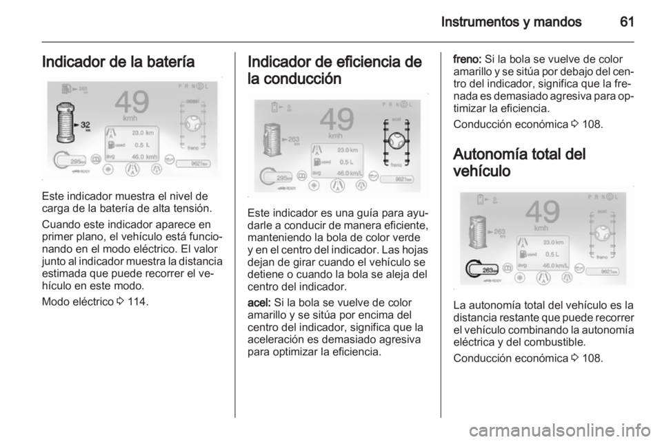 OPEL AMPERA 2012 Manual de Instrucciones (in Spanish) OPEL AMPERA 2012 Manual de Instrucciones (in Spanish)