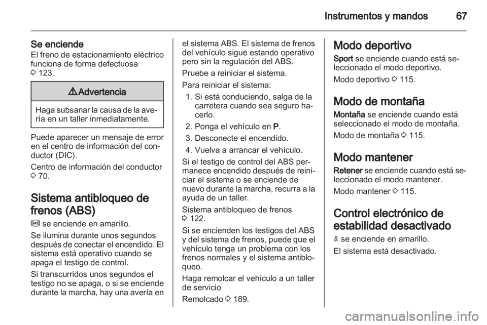 OPEL AMPERA 2012 Manual de Instrucciones (in Spanish) OPEL AMPERA 2012 Manual de Instrucciones (in Spanish)