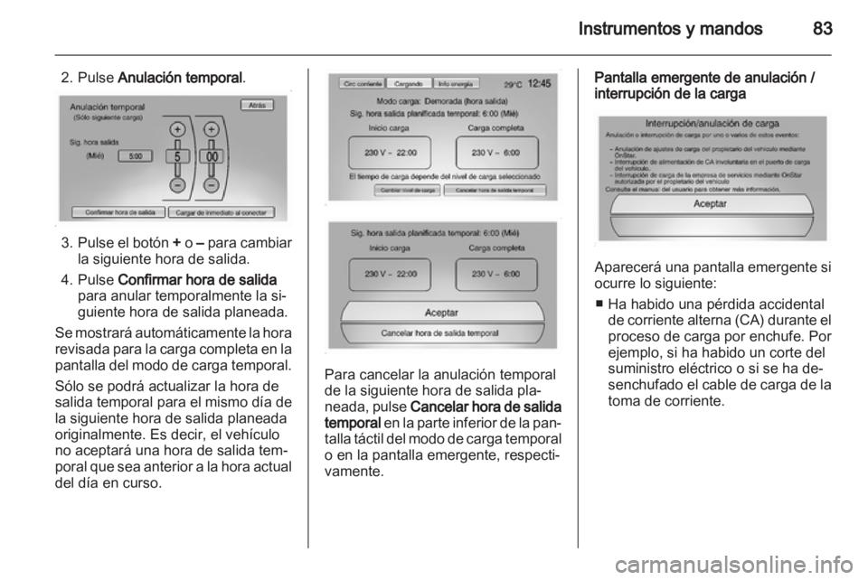 OPEL AMPERA 2012  Manual de Instrucciones (in Spanish) 