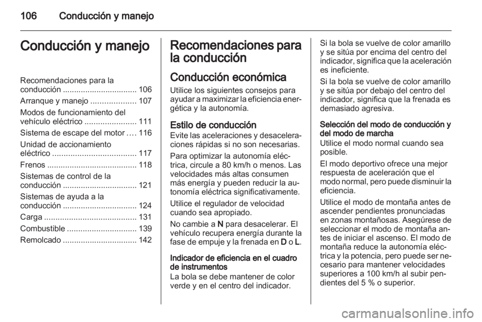 OPEL AMPERA 2012.5 Manual de Instrucciones (in Spanish) OPEL AMPERA 2012.5 Manual de Instrucciones (in Spanish)