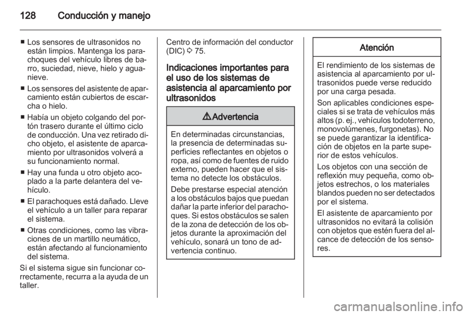 OPEL AMPERA 2012.5 Manual de Instrucciones (in Spanish) OPEL AMPERA 2012.5 Manual de Instrucciones (in Spanish)