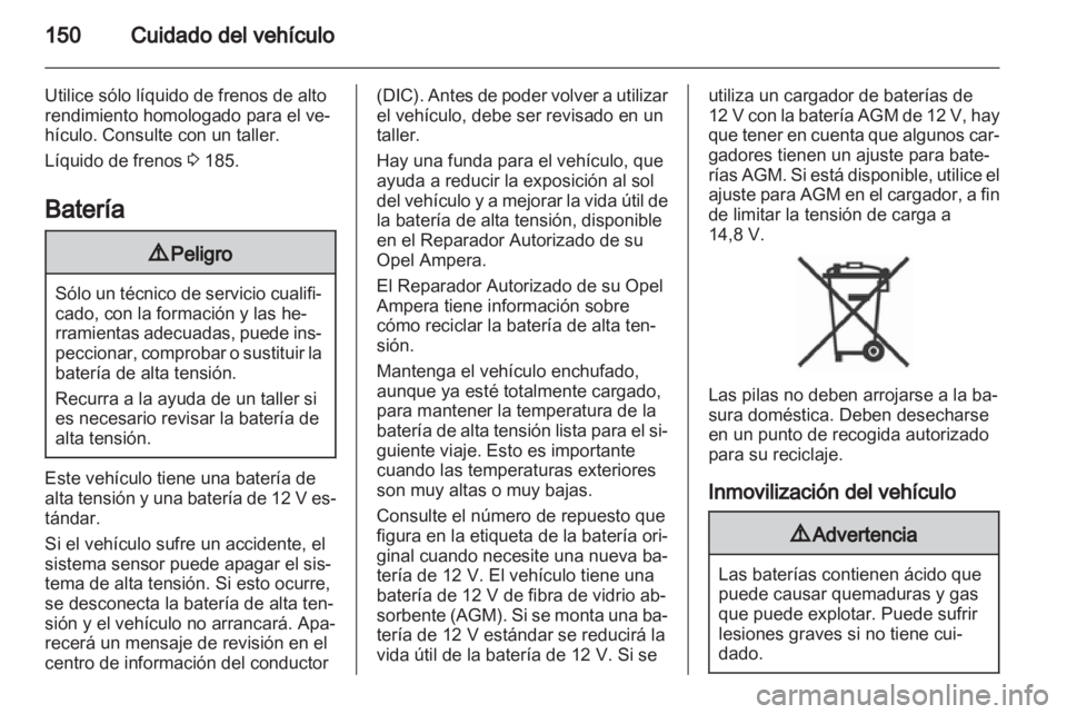 OPEL AMPERA 2012.5 Manual de Instrucciones (in Spanish) OPEL AMPERA 2012.5 Manual de Instrucciones (in Spanish)