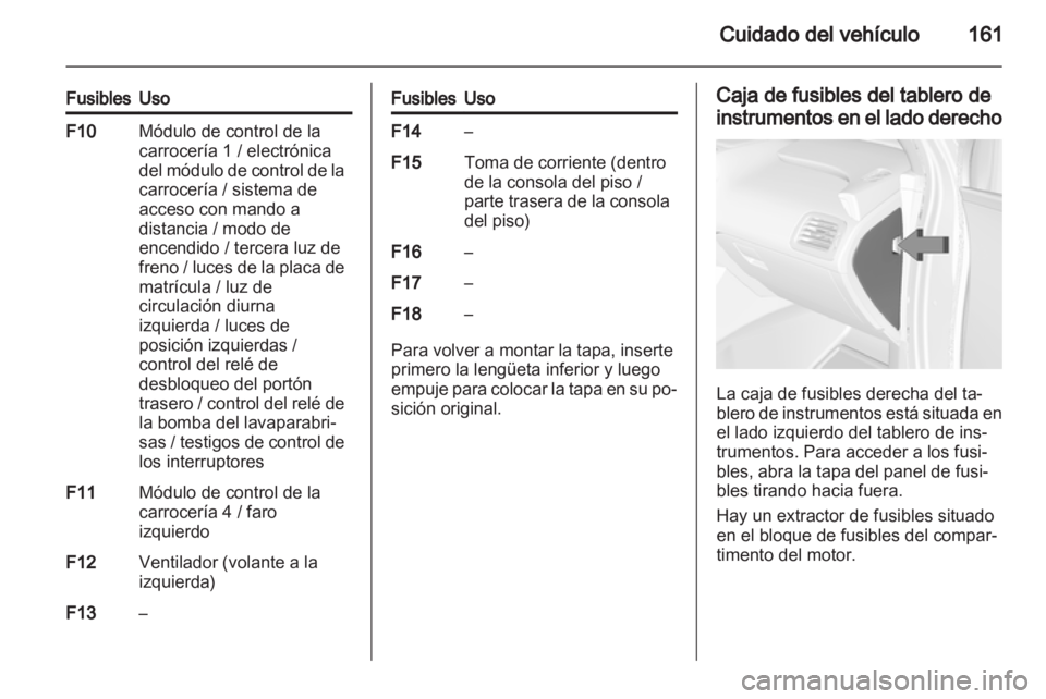 OPEL AMPERA 2012.5  Manual de Instrucciones (in Spanish) 