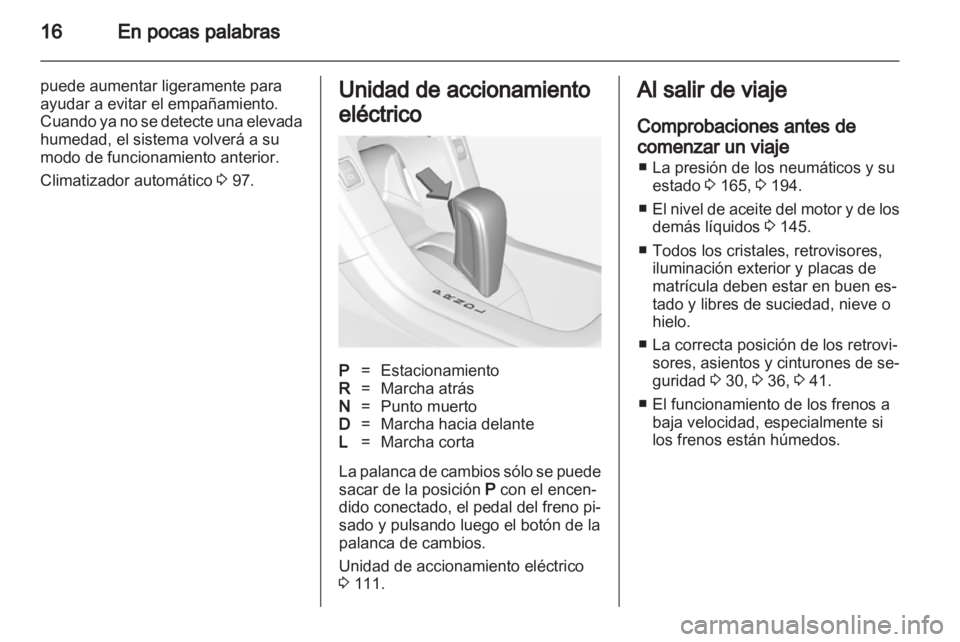 OPEL AMPERA 2012.5 Manual de Instrucciones (in Spanish) OPEL AMPERA 2012.5 Manual de Instrucciones (in Spanish)