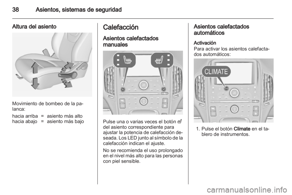 OPEL AMPERA 2012.5 Manual de Instrucciones (in Spanish) OPEL AMPERA 2012.5 Manual de Instrucciones (in Spanish)