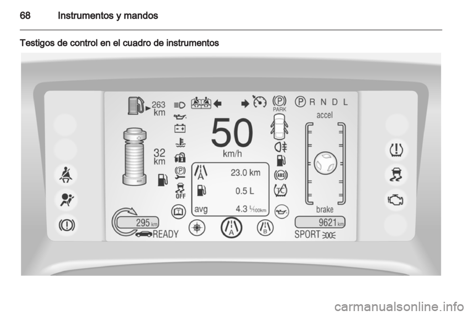 OPEL AMPERA 2012.5 Manual de Instrucciones (in Spanish) OPEL AMPERA 2012.5 Manual de Instrucciones (in Spanish)
