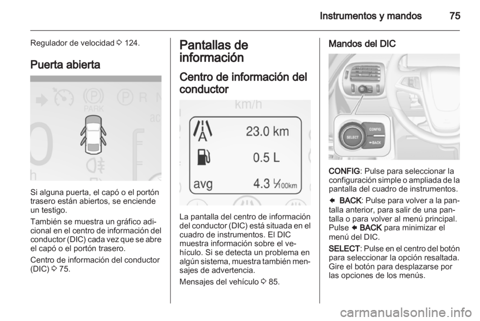 OPEL AMPERA 2012.5 Manual de Instrucciones (in Spanish) OPEL AMPERA 2012.5 Manual de Instrucciones (in Spanish)