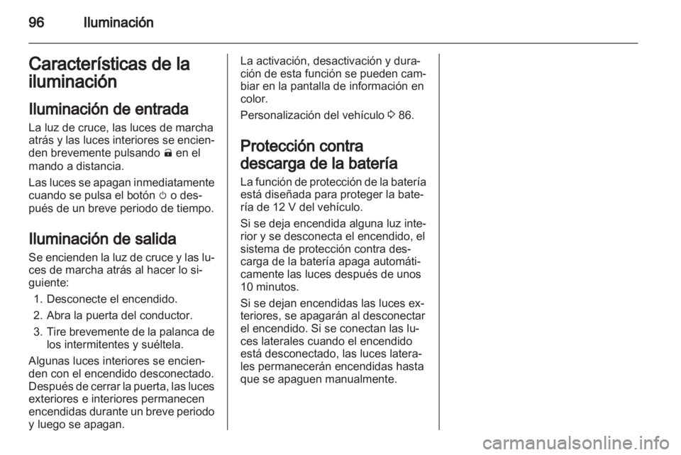 OPEL AMPERA 2012.5 Manual de Instrucciones (in Spanish) OPEL AMPERA 2012.5 Manual de Instrucciones (in Spanish)