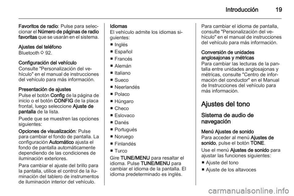 OPEL AMPERA 2013 Manual de infoentretenimiento (in Spanish) OPEL AMPERA 2013 Manual de infoentretenimiento (in Spanish)