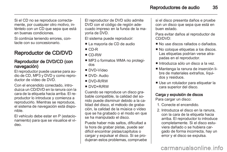 OPEL AMPERA 2013  Manual de infoentretenimiento (in Spanish) 