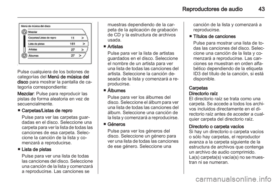 OPEL AMPERA 2013  Manual de infoentretenimiento (in Spanish) 