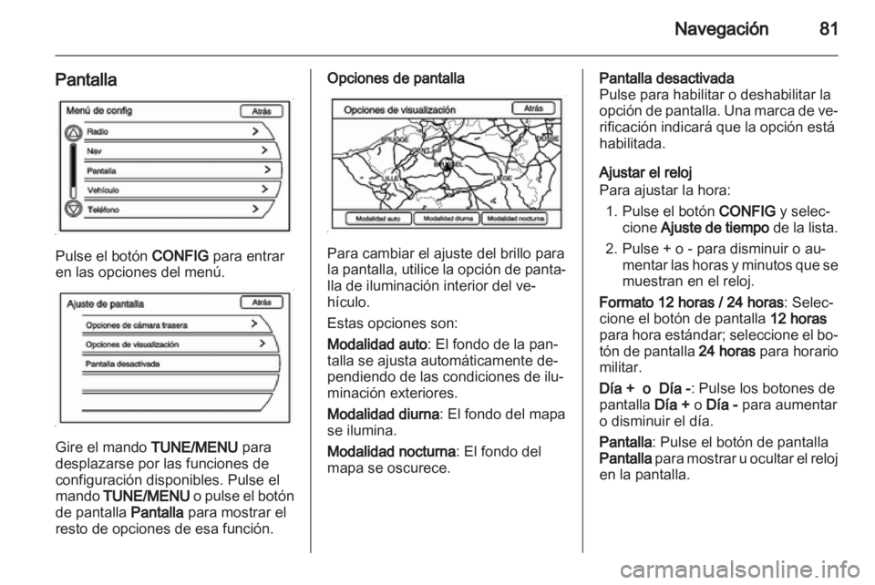 OPEL AMPERA 2013 Manual de infoentretenimiento (in Spanish) OPEL AMPERA 2013 Manual de infoentretenimiento (in Spanish)
