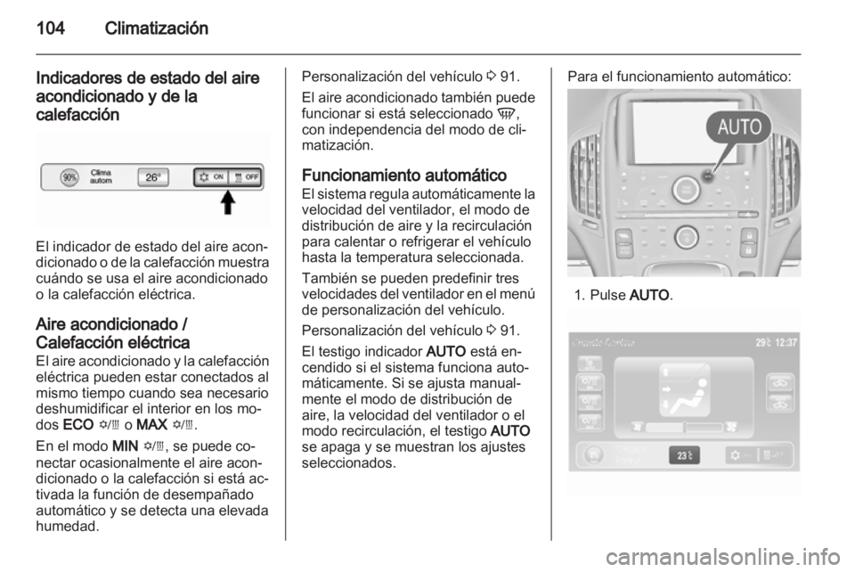 OPEL AMPERA 2013 Manual de Instrucciones (in Spanish) OPEL AMPERA 2013 Manual de Instrucciones (in Spanish)
