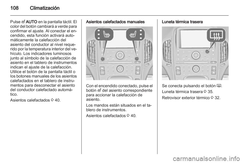 OPEL AMPERA 2013 Manual de Instrucciones (in Spanish) OPEL AMPERA 2013 Manual de Instrucciones (in Spanish)