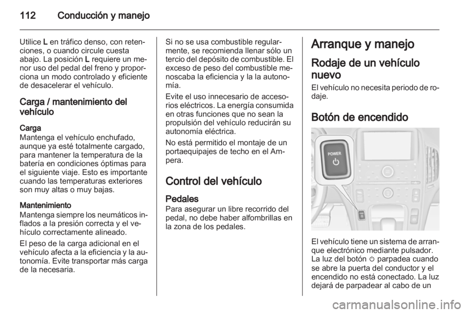 OPEL AMPERA 2013 Manual de Instrucciones (in Spanish) OPEL AMPERA 2013 Manual de Instrucciones (in Spanish)