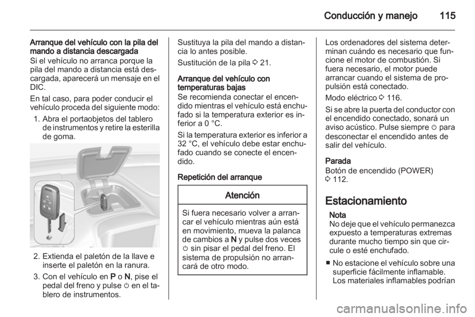 OPEL AMPERA 2013 Manual de Instrucciones (in Spanish) OPEL AMPERA 2013 Manual de Instrucciones (in Spanish)