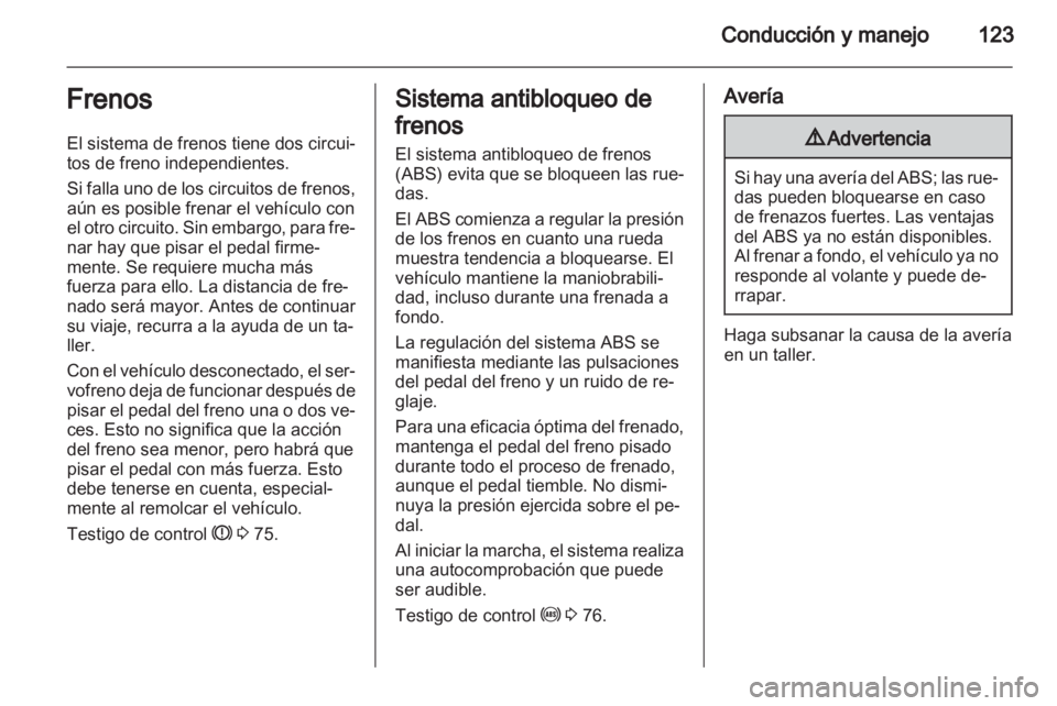 OPEL AMPERA 2013 Manual de Instrucciones (in Spanish) OPEL AMPERA 2013 Manual de Instrucciones (in Spanish)