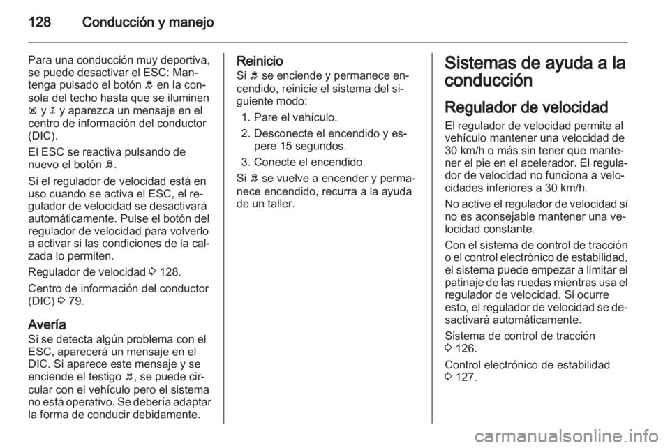 OPEL AMPERA 2013 Manual de Instrucciones (in Spanish) OPEL AMPERA 2013 Manual de Instrucciones (in Spanish)