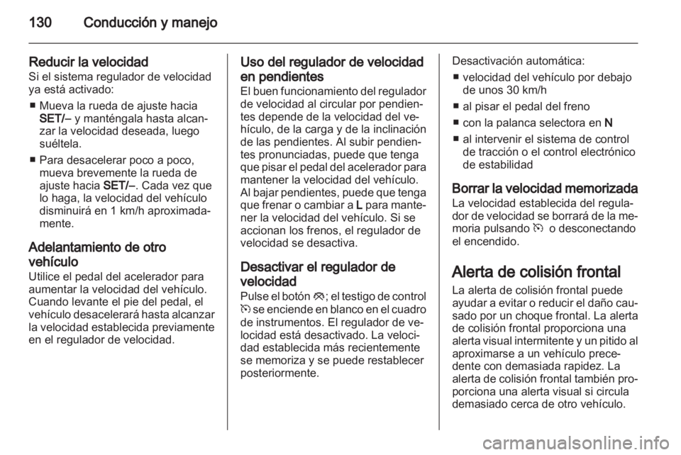 OPEL AMPERA 2013 Manual de Instrucciones (in Spanish) OPEL AMPERA 2013 Manual de Instrucciones (in Spanish)