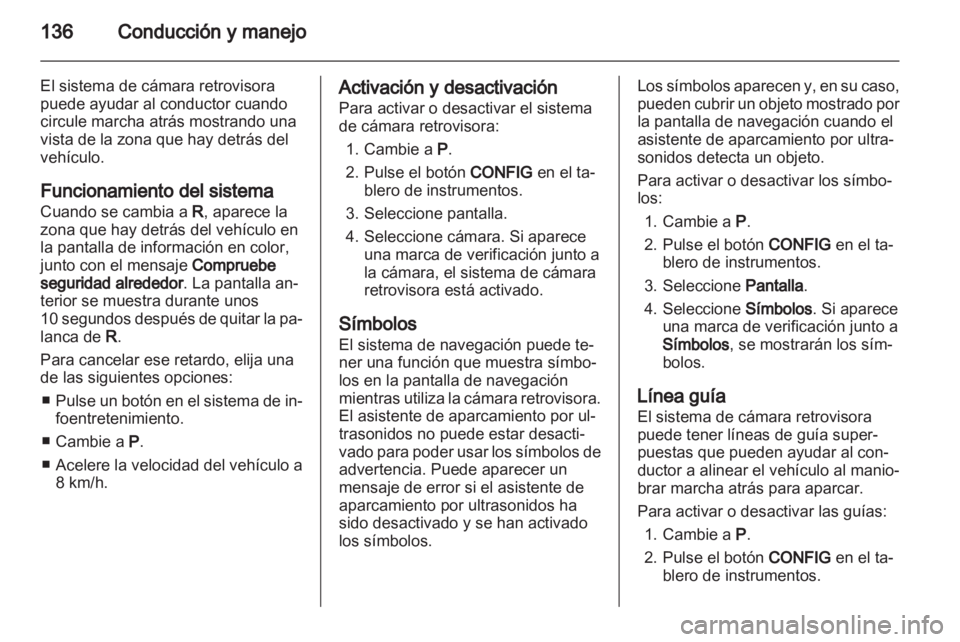 OPEL AMPERA 2013 Manual de Instrucciones (in Spanish) OPEL AMPERA 2013 Manual de Instrucciones (in Spanish)