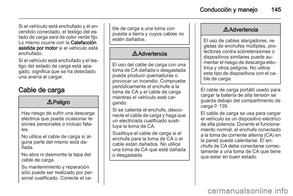 OPEL AMPERA 2013 Manual de Instrucciones (in Spanish) OPEL AMPERA 2013 Manual de Instrucciones (in Spanish)