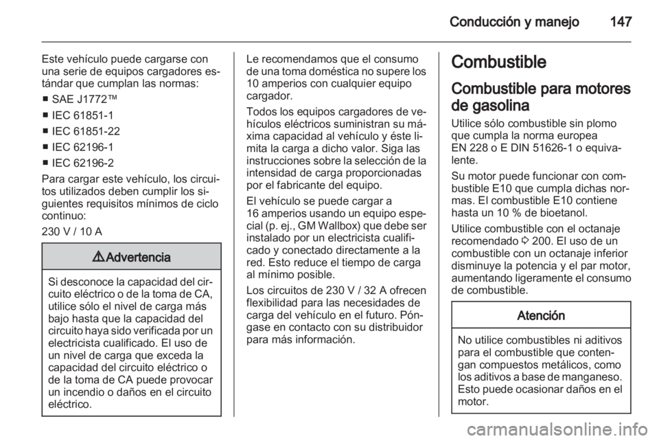 OPEL AMPERA 2013 Manual de Instrucciones (in Spanish) OPEL AMPERA 2013 Manual de Instrucciones (in Spanish)