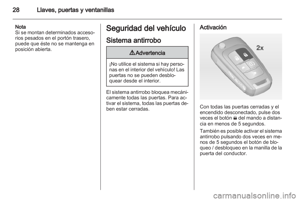OPEL AMPERA 2013  Manual de Instrucciones (in Spanish) 