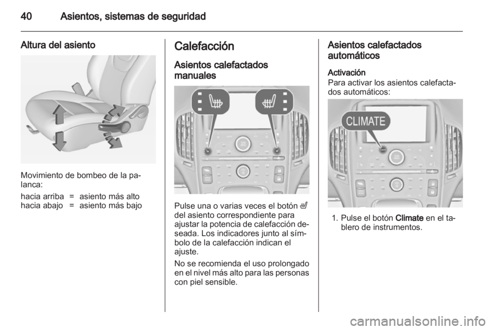 OPEL AMPERA 2013 Manual de Instrucciones (in Spanish) OPEL AMPERA 2013 Manual de Instrucciones (in Spanish)
