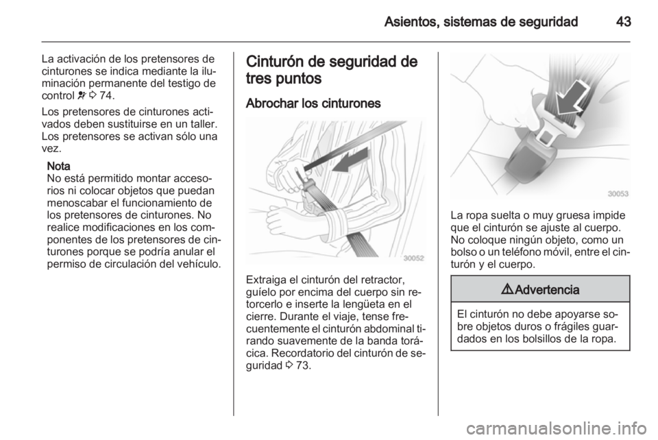 OPEL AMPERA 2013 Manual de Instrucciones (in Spanish) OPEL AMPERA 2013 Manual de Instrucciones (in Spanish)