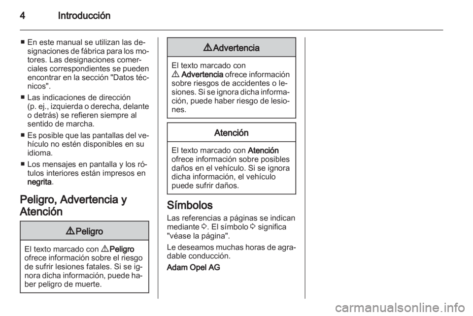 OPEL AMPERA 2013  Manual de Instrucciones (in Spanish) 