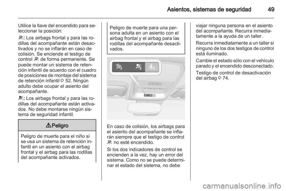 OPEL AMPERA 2013 Manual de Instrucciones (in Spanish) OPEL AMPERA 2013 Manual de Instrucciones (in Spanish)