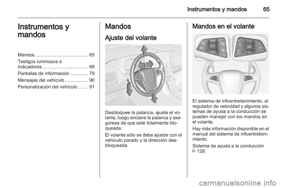 OPEL AMPERA 2013 Manual de Instrucciones (in Spanish) OPEL AMPERA 2013 Manual de Instrucciones (in Spanish)