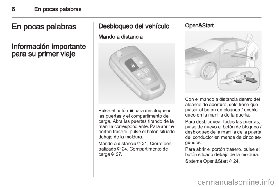 OPEL AMPERA 2013  Manual de Instrucciones (in Spanish) 