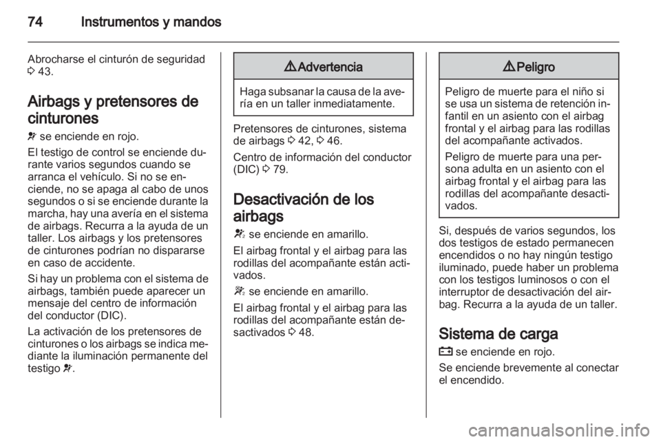 OPEL AMPERA 2013 Manual de Instrucciones (in Spanish) OPEL AMPERA 2013 Manual de Instrucciones (in Spanish)