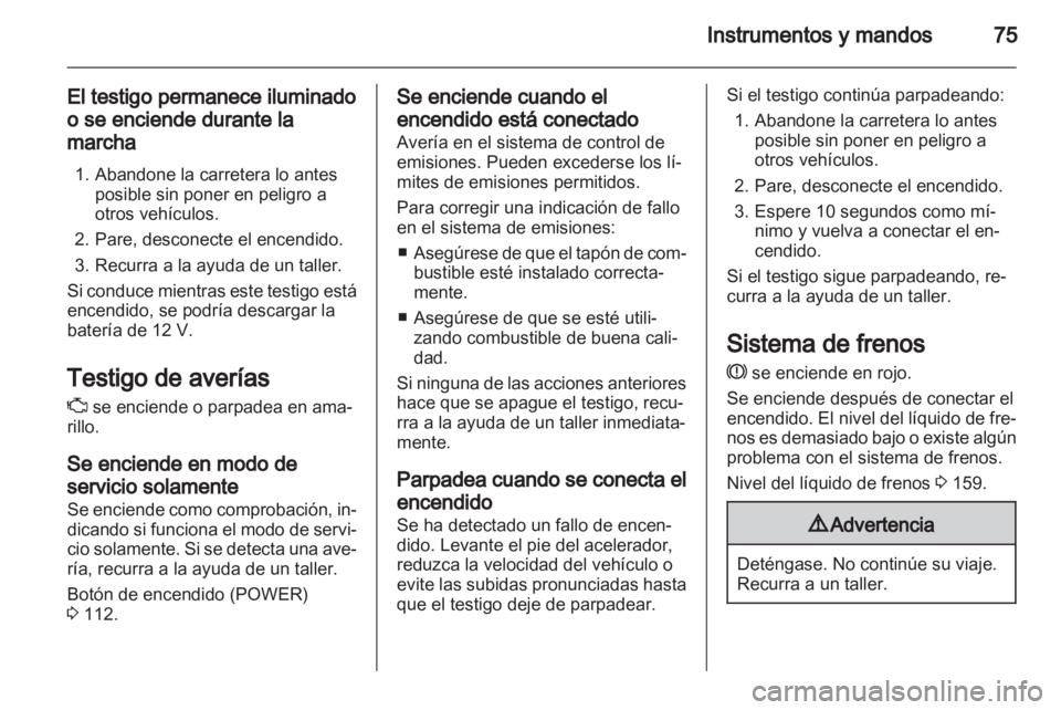 OPEL AMPERA 2013 Manual de Instrucciones (in Spanish) OPEL AMPERA 2013 Manual de Instrucciones (in Spanish)