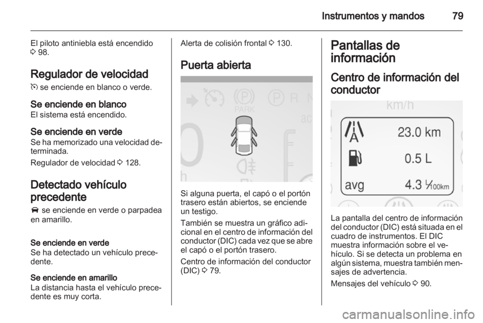 OPEL AMPERA 2013 Manual de Instrucciones (in Spanish) OPEL AMPERA 2013 Manual de Instrucciones (in Spanish)