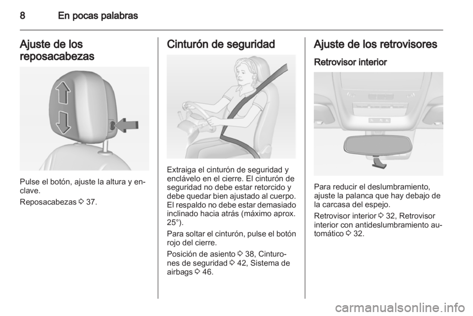 OPEL AMPERA 2013  Manual de Instrucciones (in Spanish) 