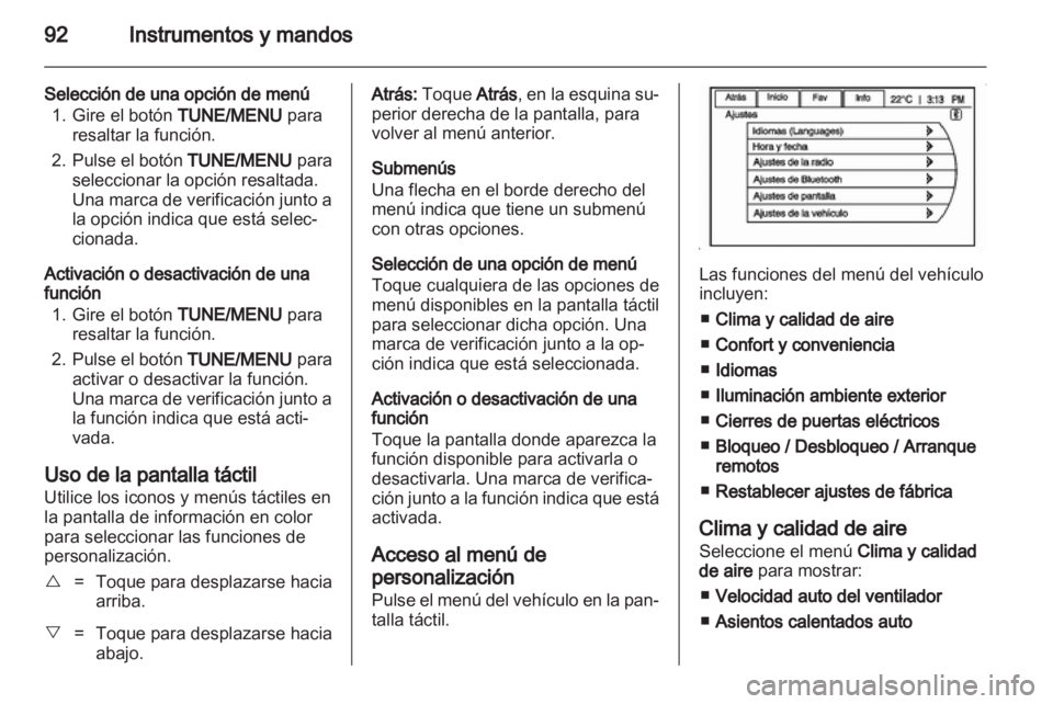 OPEL AMPERA 2013 Manual de Instrucciones (in Spanish) OPEL AMPERA 2013 Manual de Instrucciones (in Spanish)