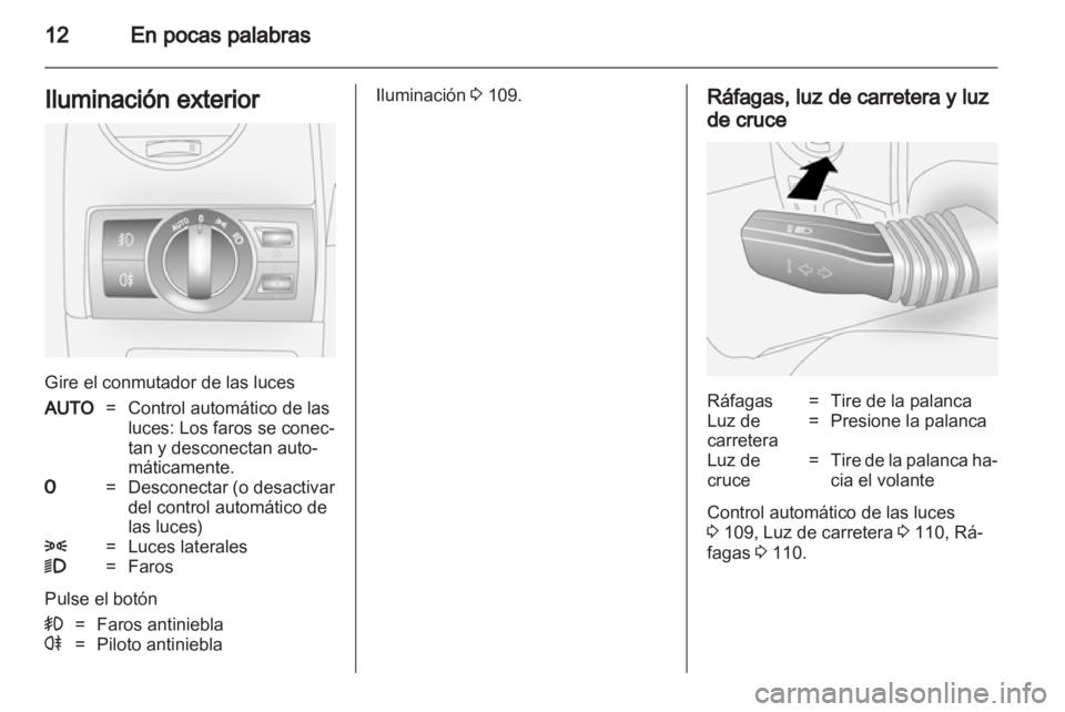 OPEL ANTARA 2011 Manual de Instrucciones (in Spanish) OPEL ANTARA 2011 Manual de Instrucciones (in Spanish)