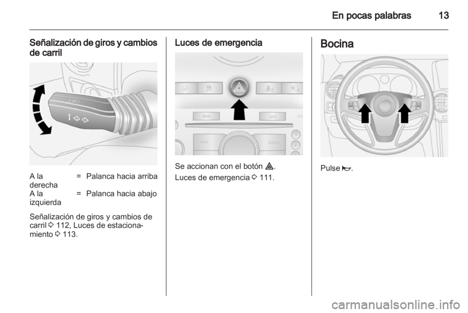 OPEL ANTARA 2011 Manual de Instrucciones (in Spanish) OPEL ANTARA 2011 Manual de Instrucciones (in Spanish)