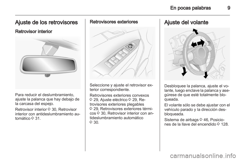 OPEL ANTARA 2011  Manual de Instrucciones (in Spanish) 