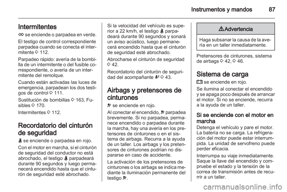 OPEL ANTARA 2011 Manual de Instrucciones (in Spanish) OPEL ANTARA 2011 Manual de Instrucciones (in Spanish)